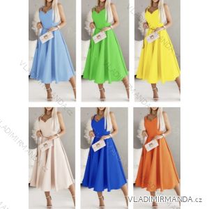 Elegantes trägerloses Sommerkleid für Damen (Einheitsgröße S/M) ITALIAN FASHION IMWB23324