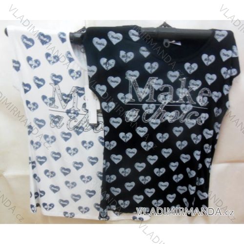 T-Shirt Kurzarm Damen (L-3xl) EBELIEVE C-3310