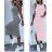 Gestreiftes, langes, trägerloses Sommerkleid für Damen (Einheitsgröße S/M) ITALIAN FASHION IMWB23326