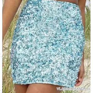 Langes Chiffon-Kurzarmkleid für Damen (S/M ONE SIZE) ITALIAN FASHION IMWGS231048