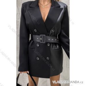 Langes Chiffon-Kurzarmkleid für Damen (S/M ONE SIZE) ITALIAN FASHION IMWGS231048