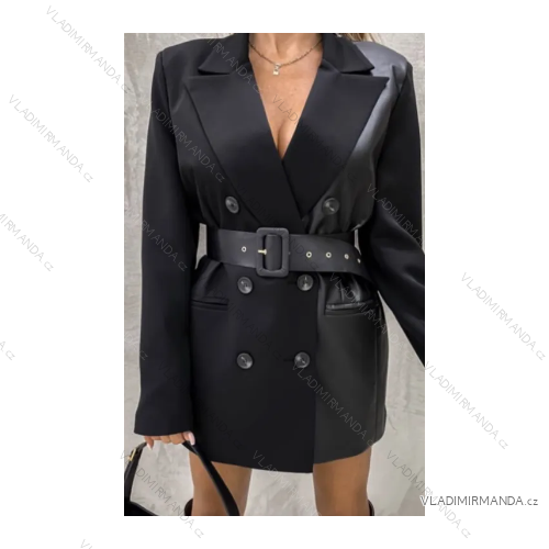 Langes Chiffon-Kurzarmkleid für Damen (S/M ONE SIZE) ITALIAN FASHION IMWGS231048