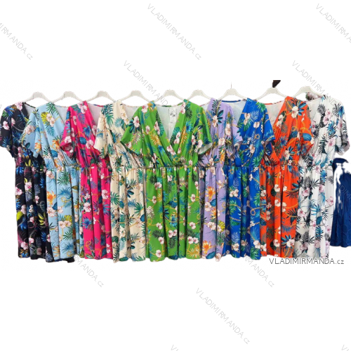 Damen Kurzarmtunika (uni xL / 2XL) TURKISH FASHION TM9200691