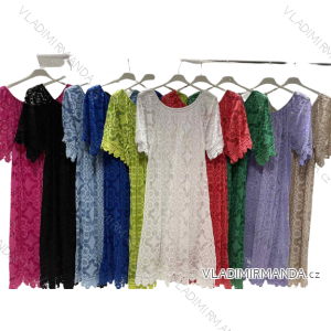 Damen Kurzarmtunika (uni xL / 2XL) TURKISH FASHION TM9200691