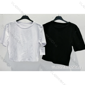 Langes Chiffon-Kurzarmkleid für Damen (S/M ONE SIZE) ITALIAN FASHION IMWGS231048
