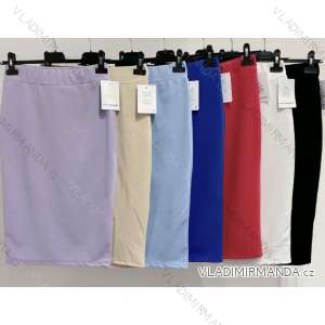 Langes Chiffon-Kurzarmkleid für Damen (S/M ONE SIZE) ITALIAN FASHION IMWGS231048