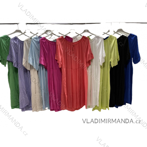 Damen Kurzarmtunika (uni xL / 2XL) TURKISH FASHION TM9200691