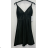 Langes Chiffon-Kurzarmkleid für Damen (S/M ONE SIZE) ITALIAN FASHION IMWGS231048