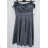 Langes Chiffon-Kurzarmkleid für Damen (S/M ONE SIZE) ITALIAN FASHION IMWGS231048