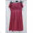 Langes Chiffon-Kurzarmkleid für Damen (S/M ONE SIZE) ITALIAN FASHION IMWGS231048