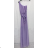 Langes Chiffon-Kurzarmkleid für Damen (S/M ONE SIZE) ITALIAN FASHION IMWGS231048