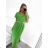 Sommerkleid für Damen, langes Maxikleid mit kurzen Ärmeln (Einheitsgröße S/M) ITALIAN FASHION IMM23M20835