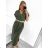 Sommerkleid für Damen, langes Maxikleid mit kurzen Ärmeln (Einheitsgröße S/M) ITALIAN FASHION IMM23M20835