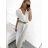 Sommerkleid für Damen, langes Maxikleid mit kurzen Ärmeln (Einheitsgröße S/M) ITALIAN FASHION IMM23M20835