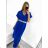 Sommerkleid für Damen, langes Maxikleid mit kurzen Ärmeln (Einheitsgröße S/M) ITALIAN FASHION IMM23M20835