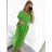 Sommerkleid für Damen, langes Maxikleid mit kurzen Ärmeln (Einheitsgröße S/M) ITALIAN FASHION IMM23M20835