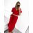 Sommerkleid für Damen, langes Maxikleid mit kurzen Ärmeln (Einheitsgröße S/M) ITALIAN FASHION IMM23M20835 S/M königsblau