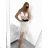 Kleid mit 3/4 Ärmeltasche für Damen (uni sl) ITALIAN Fashion IM3181746