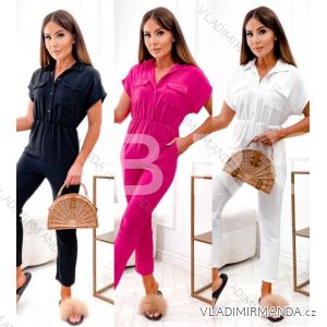 Kleid mit 3/4 Ärmeltasche für Damen (uni sl) ITALIAN Fashion IMWD20527