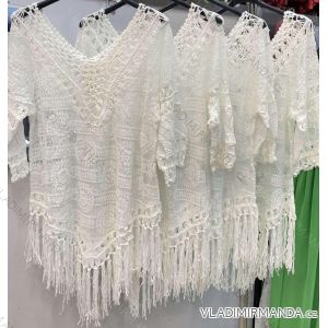 Tunika letní krátký rukáv dámské (S/M/L ONE SIZE) ITALSKÁ MÓDA IMWE231546