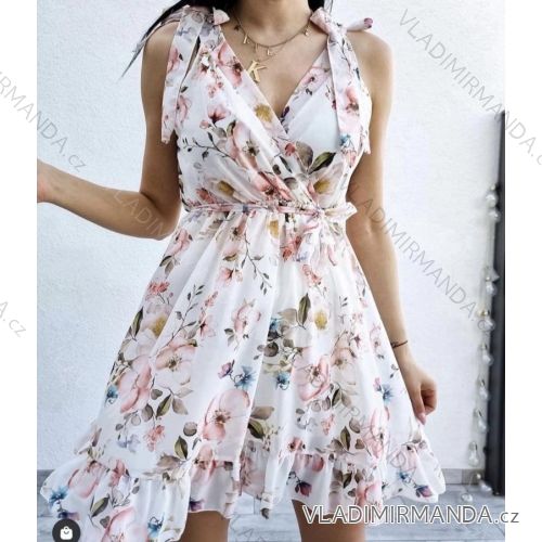 Ärmelloses Damen-Sommerkleid (S / M ONE SIZE) ITALIAN FASHION IMWC222493
