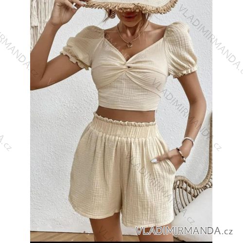 Set aus Sommer-Top und Shorts für Damen (Einheitsgröße S/M) ITALIAN FASHION IMWGB231565