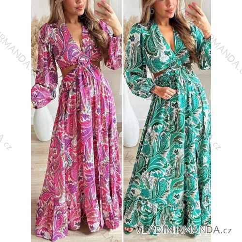 Langarm-Hemdkleid für Damen (Einheitsgröße S/M) ITALIAN FASHION IMWGM23447