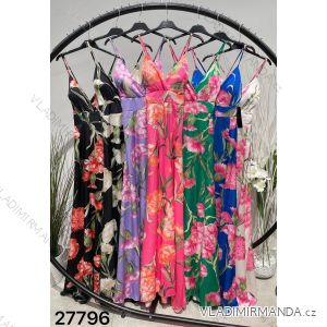 Langes Sommerkleid mit Trägern für Damen (S/M ONE SIZE) ITALIAN FASHION IMPLS2327796