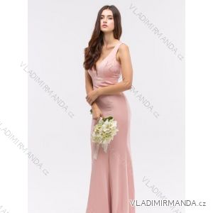 Langes Partykleid mit Trägern für Damen (Einheitsgröße S/M) ITALIAN FASHION IMPLS2322986