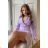Damen Plus Size (42-46) langes elegantes ärmelloses Partykleid POLISH FASHION PMLBC23265-10 lila 36