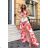 Damen Plus Size (42-46) langes elegantes ärmelloses Partykleid POLISH FASHION PMLBC23265-10 oranžová 34