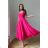 Damen Plus Size (42-46) langes elegantes ärmelloses Partykleid POLISH FASHION PMLBC23265-10 pink 34