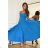 Damen Plus Size (42-46) langes elegantes ärmelloses Partykleid POLISH FASHION PMLBC23265-10