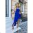 Damen Plus Size (42-46) langes elegantes ärmelloses Partykleid POLISH FASHION PMLBC23265-10 königsblau 38
