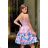 Damen Plus Size (42-46) langes elegantes ärmelloses Partykleid POLISH FASHION PMLBC23265-10 pink 36