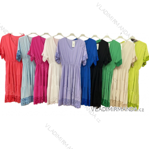 Damen Kurzarmtunika (uni xL / 2XL) TURKISH FASHION TM9200691