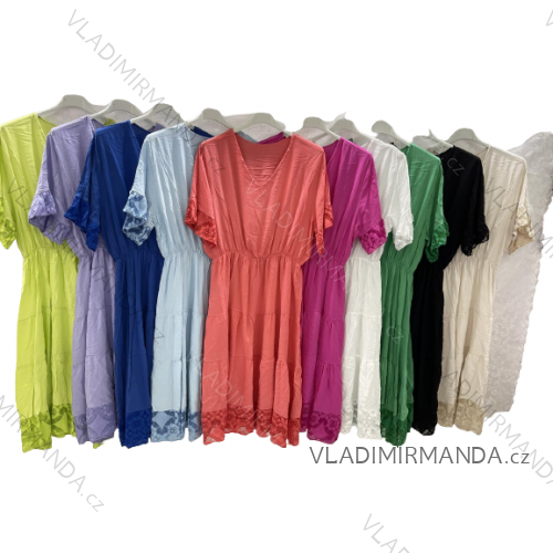 Damen Kurzarmtunika (uni xL / 2XL) TURKISH FASHION TM9200691