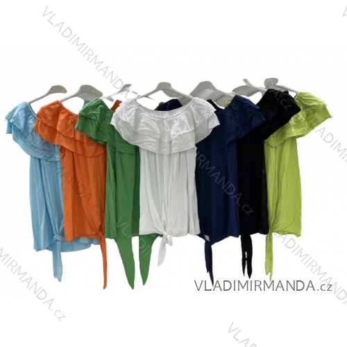 Tunika / Bluse Langarm Damen Oversized (3XL / 4XL ONE SIZE) ITALIAN FASHION IMWQ2191650