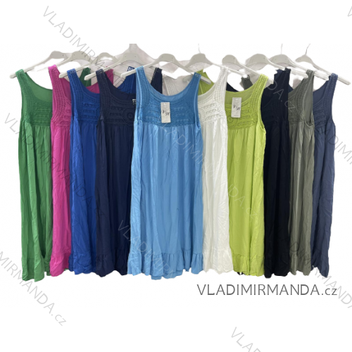 Damen Plus Size Ärmelloses Spitzenkleid (3XL/4XL ONE SIZE) ITALIAN FASHION IMWQ2396051
