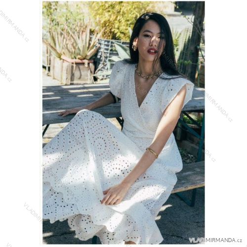 Sommer kurzes Damenkleid (uni s-m) ITALIAN FASHION IMM20127