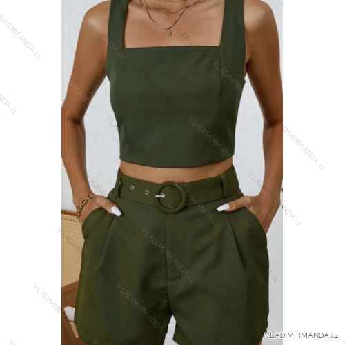 Set aus eleganten Shorts und Trägertop für Damen (Einheitsgröße S/M) ITALIAN FASHION IMPCF2327780-27781