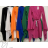 Elegantes Damenkleid mit langen Ärmeln (S/M EINHEITSGRÖSSE) ITALIAN FASHION IMPCF236303