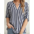 Tunika-Shirt, langärmelig, Damen, gestreift (S/M Einheitsgröße) ITALIAN FASHION IMPCF2336287