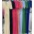 Langes elegantes Kurzarmkleid für Damen (S / M ONE SIZE) ITALIAN FASHION IMWE222045