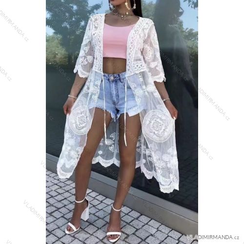 Kleid mit Knöpfen und geknöpften Damen (uni s-m) ITALIAN FASHION IM2203948