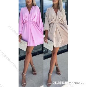 Elegantes Sommerkleid für Damen mit langen Ärmeln (Einheitsgröße S/M) ITALIAN FASHION IMWGB231597
