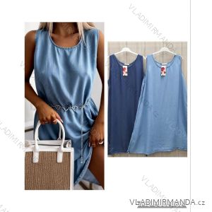 Kleid mit 3/4 Ärmeltasche für Damen (uni sl) ITALIAN Fashion IM3181746