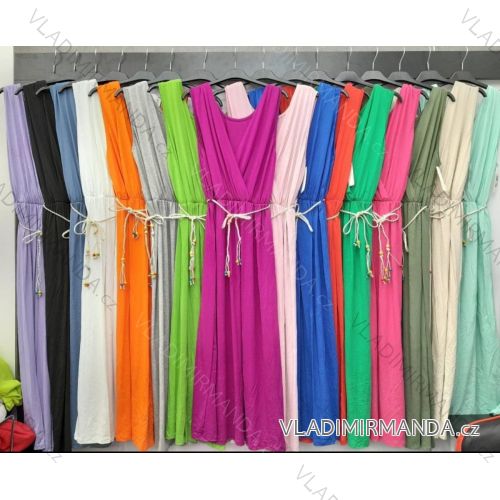 Sommer Kurzarm Sommerkleid (S / M ONE SIZE) ITALIENISCHE MODE IMWY21019