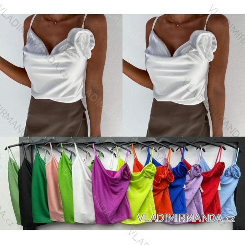 Damen-Sommer-Tanktop (S/M ONE SIZE) ITALIAN FASHION IMWB22095