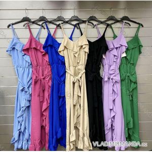 Langes, elegantes, trägerloses Damenkleid (Einheitsgröße S/M) ITALIAN FASHION IMWGS231743